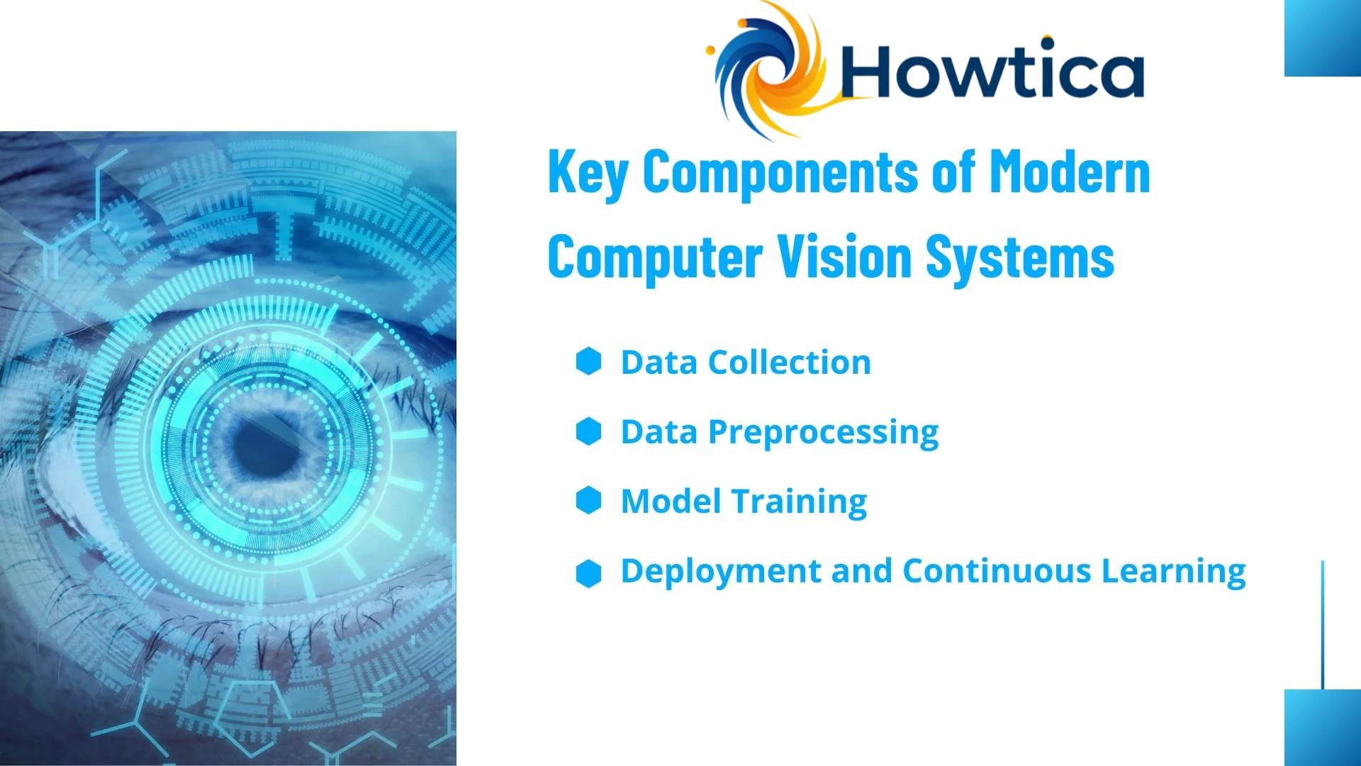 key components of modern computer vision systems