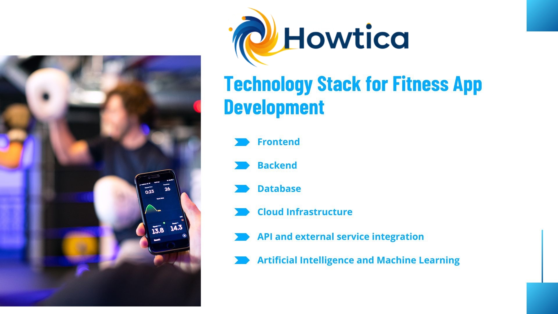 technology stack for fitness app development